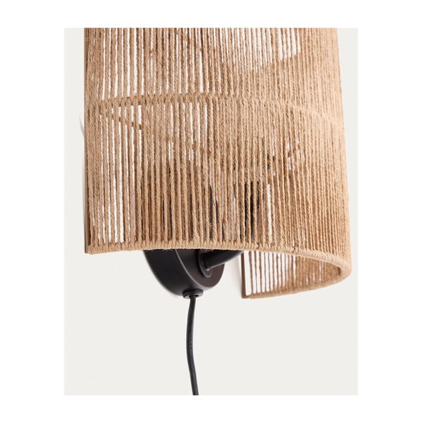 Zidna lampa u prirodnoj boji Canar – Kave Home-image-2