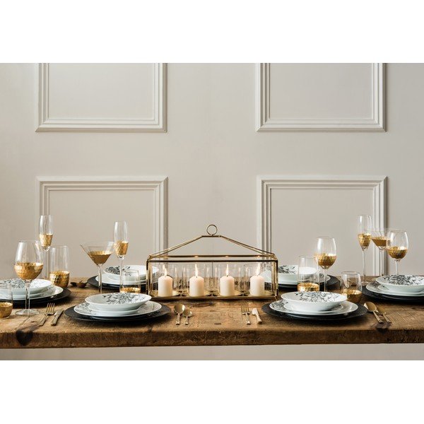 Set od 4 čaša s detaljima zlatni Premier Housewares Astrid, 240 ml-image-3