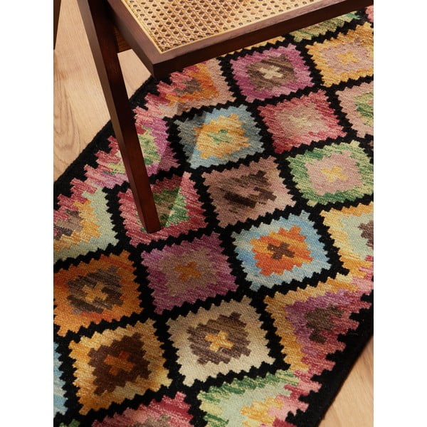 Obostrana/ručno rađena vunena staza 60x190 cm Kamal Zara – Nouristan-image-3