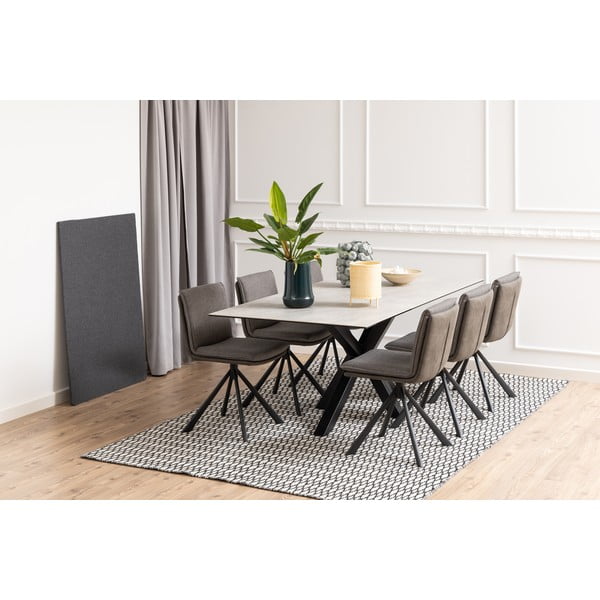 Siva blagovaonska stolica Flynn – Actona-image-2