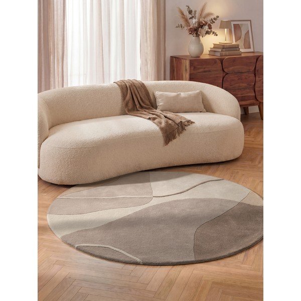 Ljubičasti vunen okrugao tepih ø 200 cm Virelle – Villeroy&Boch-image-1