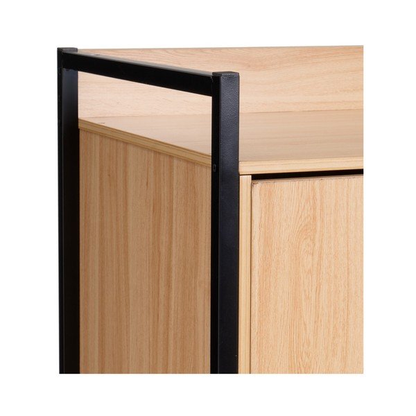 Otvoreni ormar u prirodnoj boji 100x190x48 cm Armarios – Casa Selección-image-2