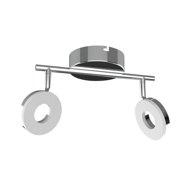 LED stropna svjetiljka u sjajno srebrnoj boji 27x16 cm Thema – Candellux Lighting-image-2