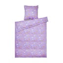 Posteljina za krevet za jednu osobu od pamučnog satena u boji lavande 140x200 cm Grand Pleasantly – JUNA