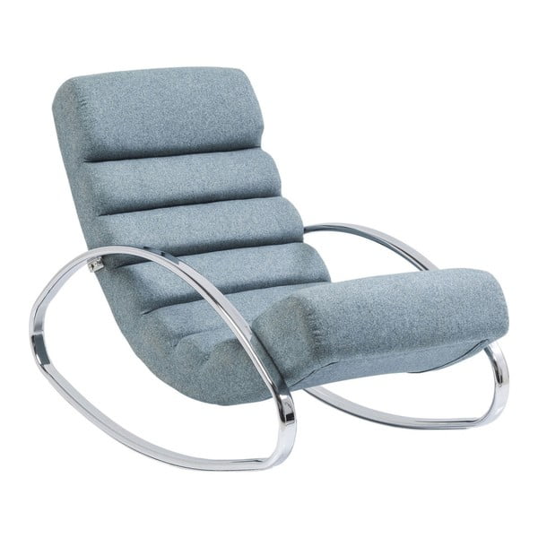Plava stolica za ljuljanje Kare Design Manhattan