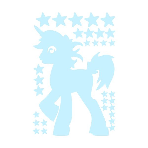 Naljepnica Fanastick Unicorn With Stars-image-1