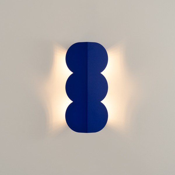Tamno plava zidna lampa aluminijska BISCUIT – Thoro-image-4