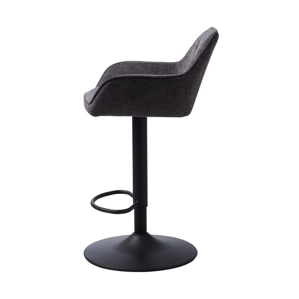 Tamno siva barska stolica podesive visine Nolan – Unique Furniture-image-2