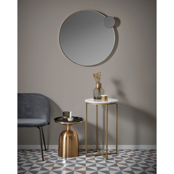 Pomoćni stolić u zlatnoj boji Kave Home Goldman Physic, ø 37 cm-image-1