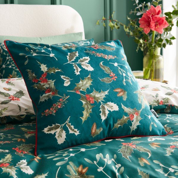 Ukrasni jastuk od samta 50x50 cm Winter Foliage – RHS