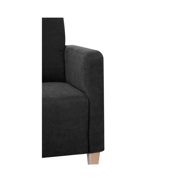 Crna fotelja Max Winzer Milla Velor-image-2