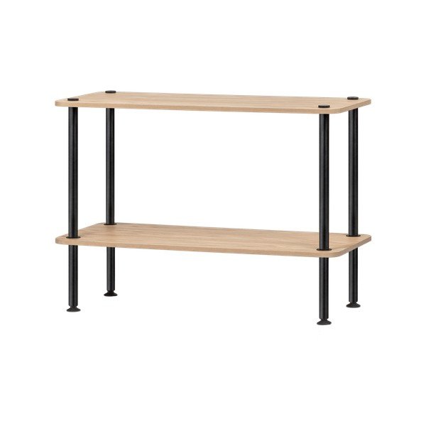 Regal u dekoru hrasta u prirodnoj boji 80x54,5x35 cm Teidi – noo.ma