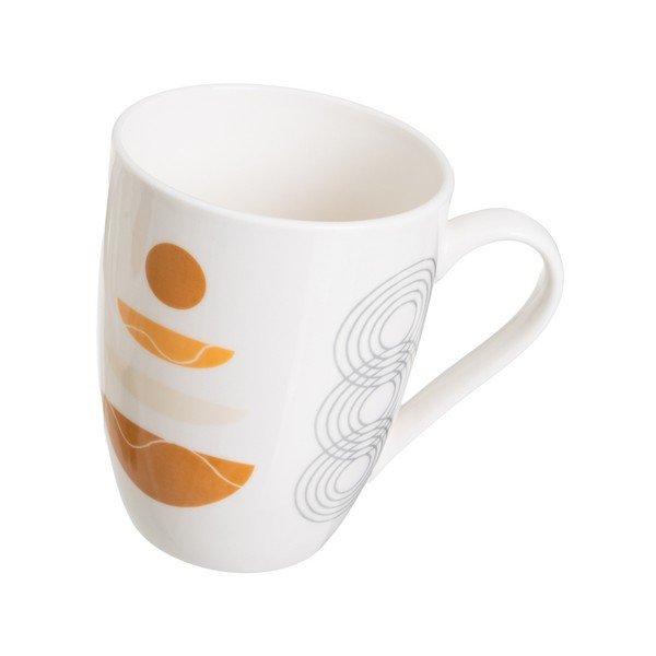 Bijele šalice u setu 4 kom od kamenine 350 ml Sunset – Casa Selección-image-3