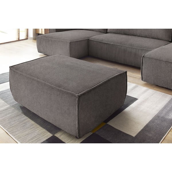 Smeđe-sivi tabure od samta Nihad – Bobochic Paris-image-4