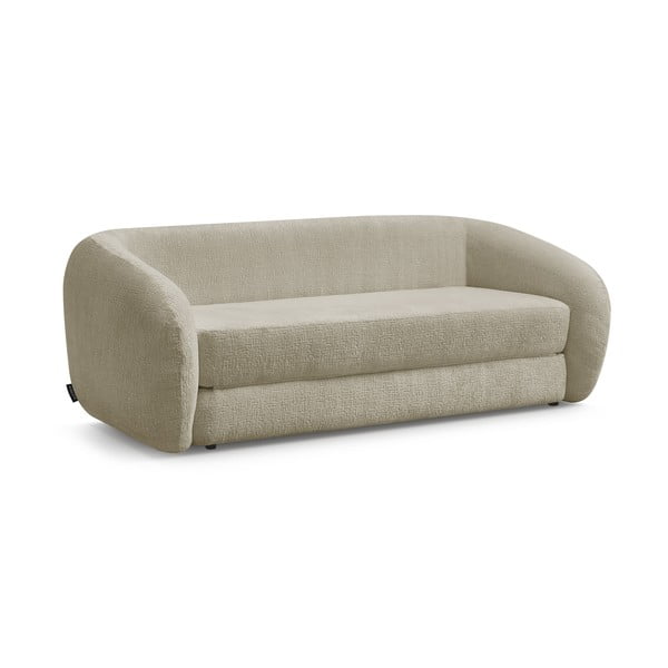 Svjetlo smeđa sklopiva sofa od šenila 228 cm Neyo – Bobochic Paris-image-3