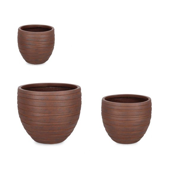 Posude za cvijeće u setu 3 kom ø 46 cm Strips – Bizzotto-image-1