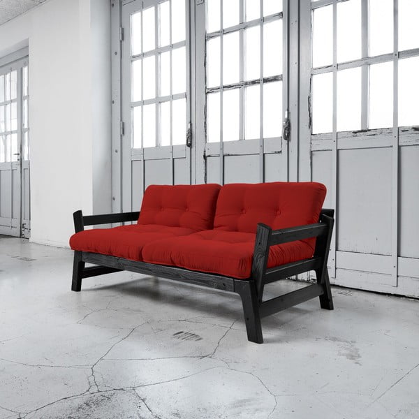 Sofa na razvlačenje Karup Step Black / Red