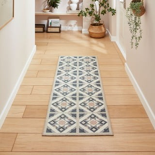 Siva/krem periva staza 76x230 cm Victoria Orange – Think Rugs