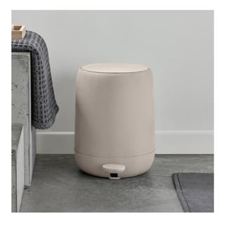 Bež kanta za smeće s pedalom Blomus Puro, 5 l