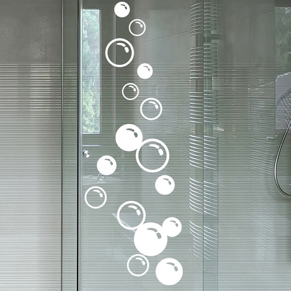 Naljepnica za vrata tuš kabine Ambiance Soap Bubbles, 30 x 80 cm-image-2
