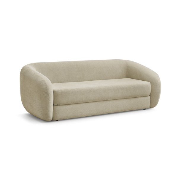 Smeđe-siva sklopiva sofa od šenila 228 cm Neyo – Bobochic Paris-image-2