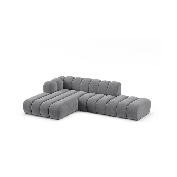 Svijetlo siva kutna garnitura (s lijevim kutom) Lupine – Micadoni Home-image-1