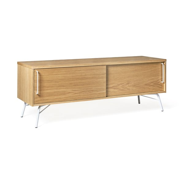 Stalak za televizor s bijelim nogama Woodman Ashburn-image-2