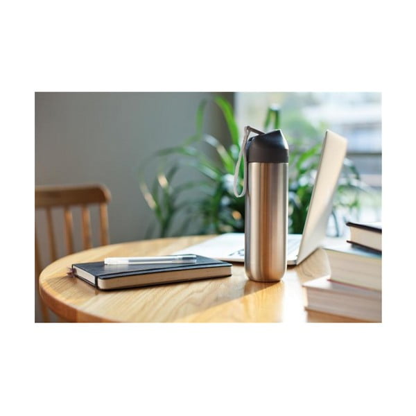 Siva boca za vodu od nehrđajućeg čelika XD Design Neva, 500 ml-image-3