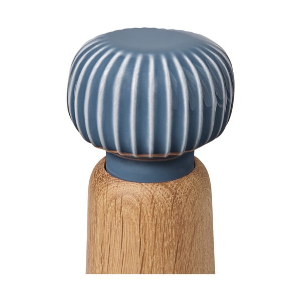 Mlin za začine od drveta hrasta s antracit porculanskim detaljima Kähler Design Hammershoi, visina 13 cm-image-2
