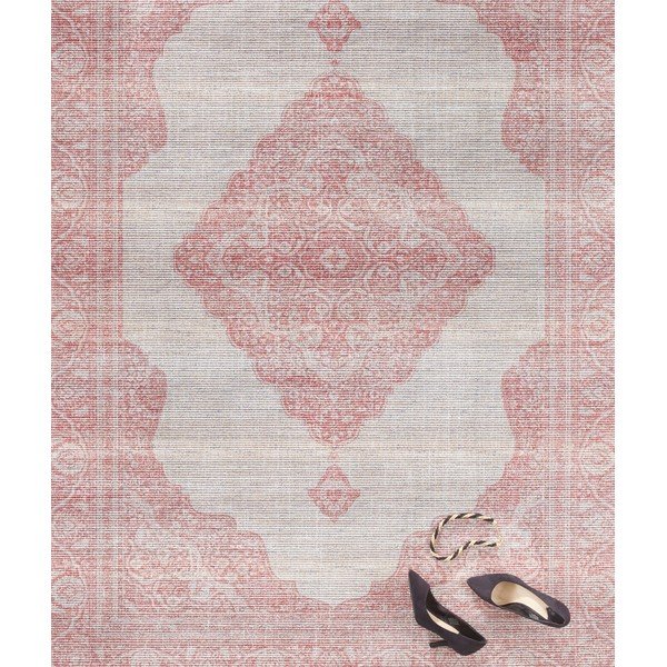 Svjetlocrveni tepih Nouristan Carme, 80 x 200 cm-image-1