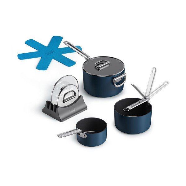 Lonci 3 kom s poklopcem/s keramičkim premazom prikladni za indukcijsko kuhalo Space – Joseph Joseph