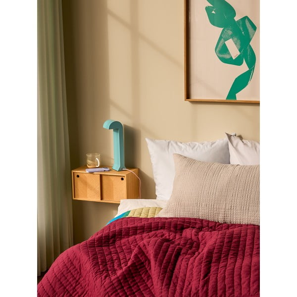 Plava LED stolna lampa s mogućnosti zatamnjivanja (visina 34 cm) Soothe – Hübsch-image-4