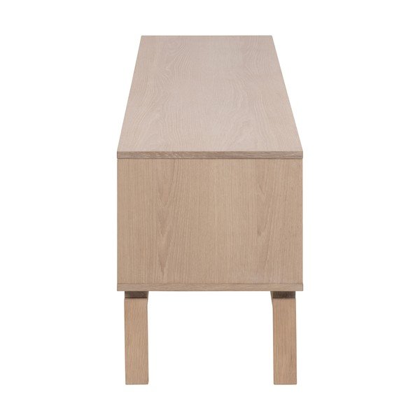 TV komoda u dekoru hrasta u prirodnoj boji 160x50 cm Linley – Actona-image-4