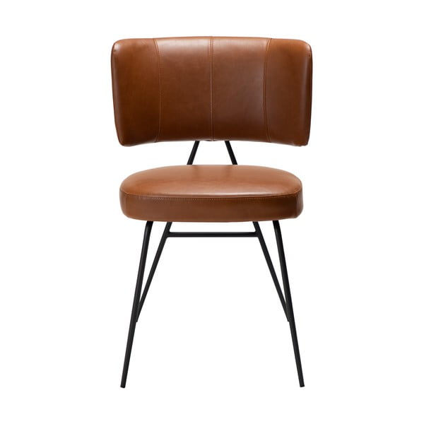 Konjak smeđa blagovaonska stolica Roost - DAN-FORM Denmark-image-1