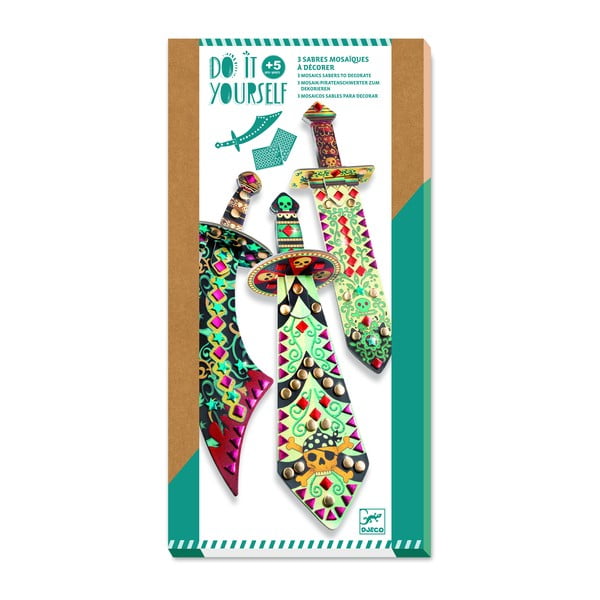 Set za izradu 3 mača Djeco Knight-image-3