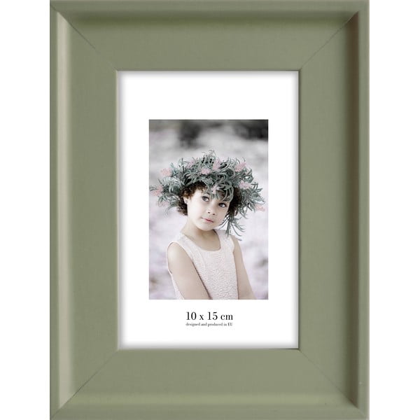 Zeleni zidni okvir Styler Malaga, 17 x 22 cm