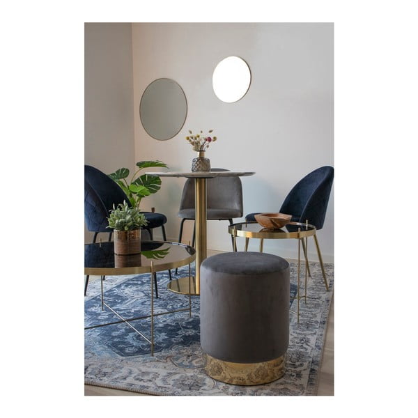 Svijetlo sive baršunaste blagovaonske stolice u setu 2 kom Geneve – House Nordic-image-4