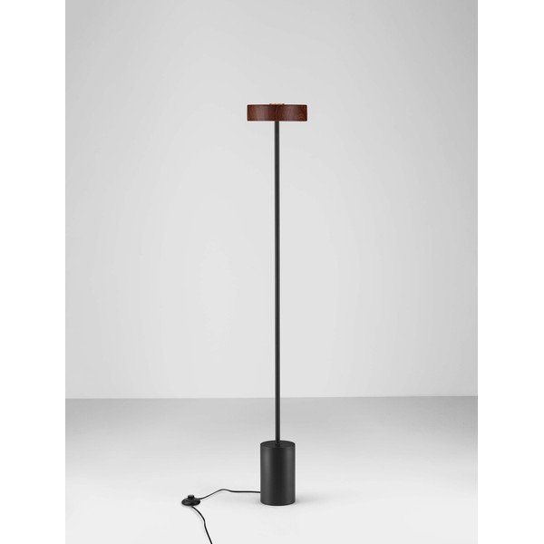 Crna/u tamnoj prirodnoj boji metalna LED stojeća svjetiljka (visina 135 cm) Thea – Nova Luce-image-3