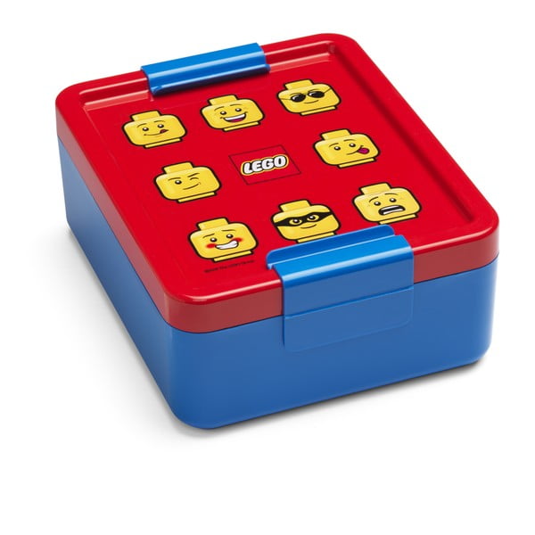 Plava kutija za užinu s crvenim poklopcem LEGO® Iconic