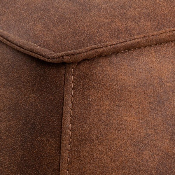 Konjak-smeđi podnožnik baršun Actona Mie, 40 x 40 cm-image-2