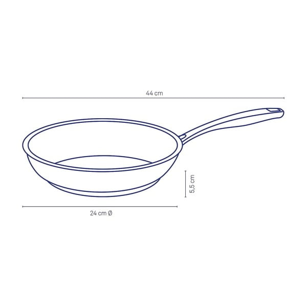 Kela Flavoria tava za prženje od nehrđajućeg čelika, ø 24 cm-image-3