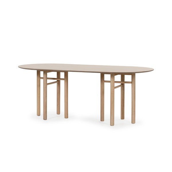 Ovalni blagovaonski stol Teulat Junco, dužine 200 cm-image-2