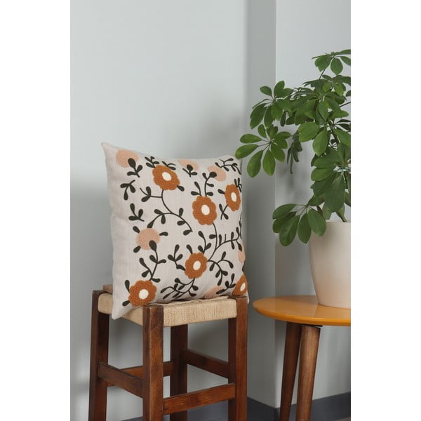Laneni ukrasni jastuk 43x43 cm Fulya – Mioli Decor-image-2