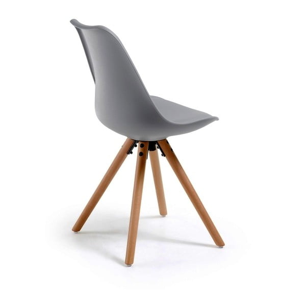 Siva stolica s bukovim nogama Bonami Essentials Lumos-image-1