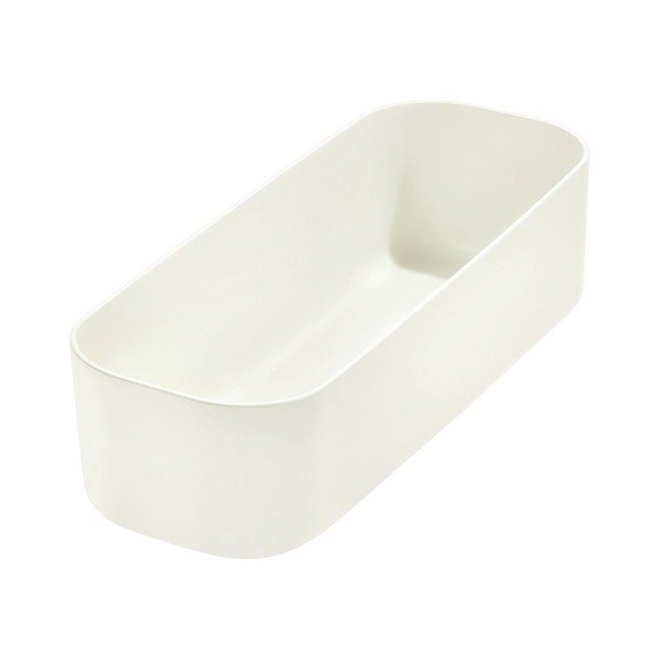 Bijela kutija za pohranu iDesign Eco, 9 x 27,5 cm