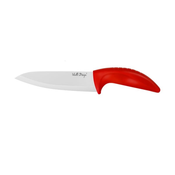 Chef keramički nož, 15 cm, crveni