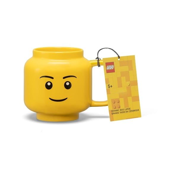 Žuta keramička dječja šalica 530 ml Head - LEGO®-image-3