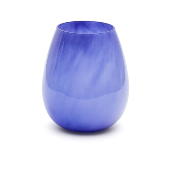 Plava staklena vaza (visina 26 cm) Kelse – Kave Home