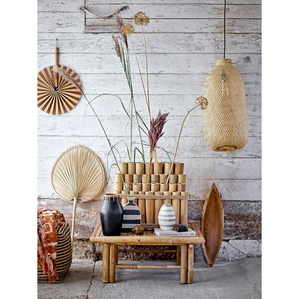 Viseća svjetiljka u prirodnoj boji s bambusovim sjenilom ø 25 cm Evert – Bloomingville-image-3