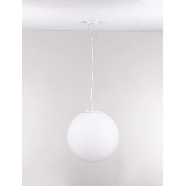 Bijela staklena viseća svjetiljka ø 50 cm Nevoso – Nova Luce-image-2
